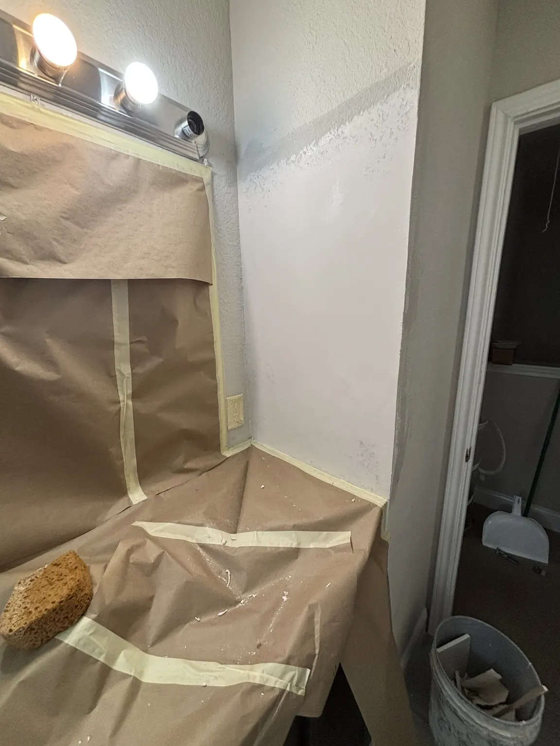 Ceiling repair before