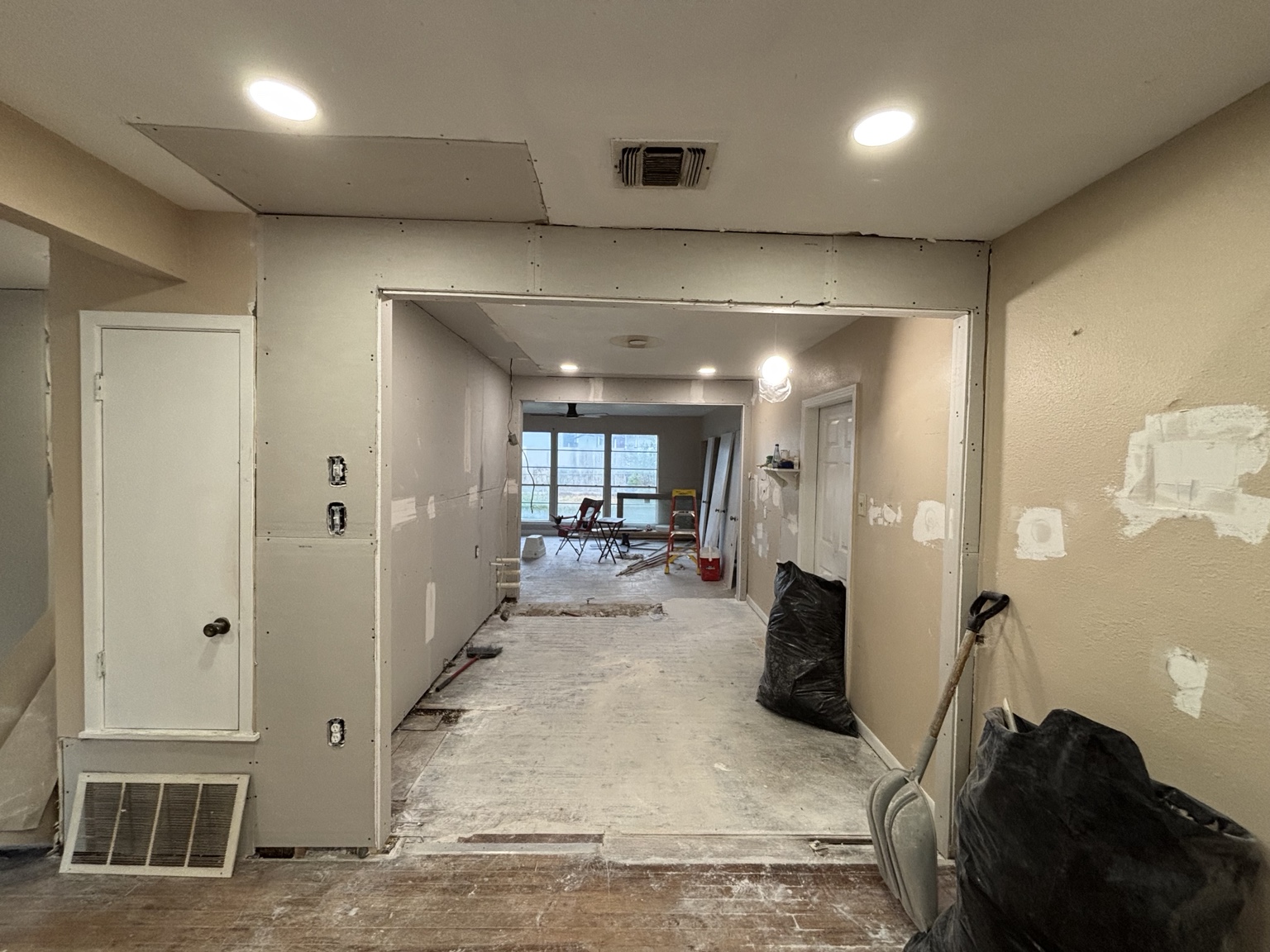 Drywall installation project