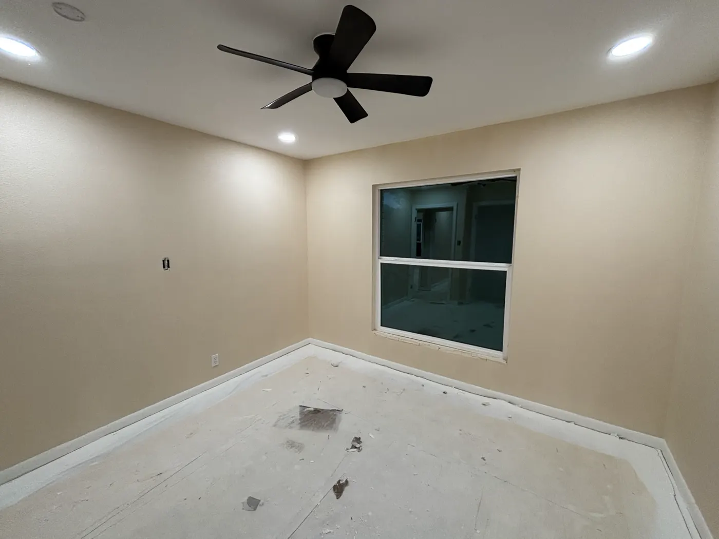 Finished room