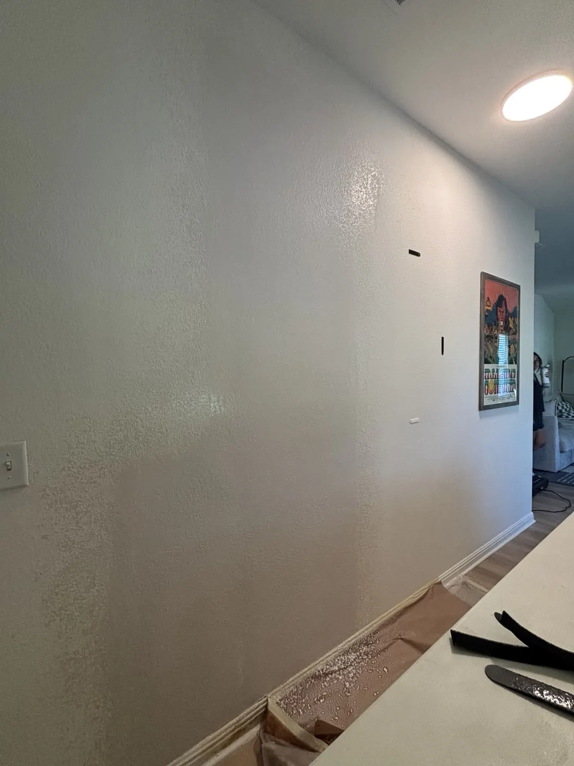 Wall repair after